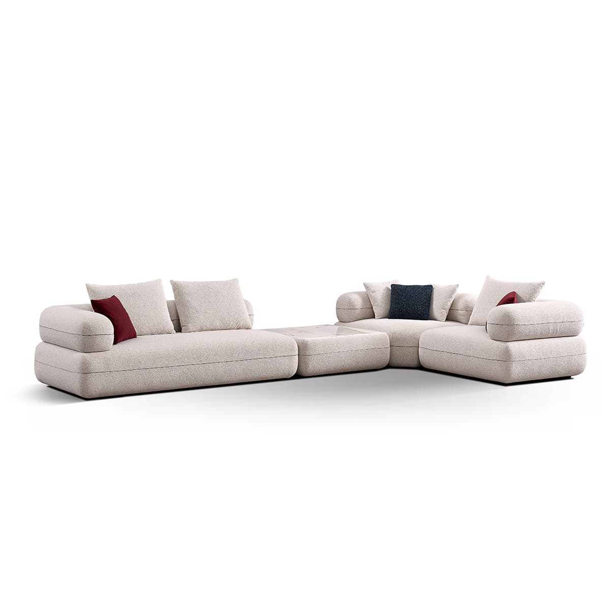 Otero Modular Fabric Corner Sofa 